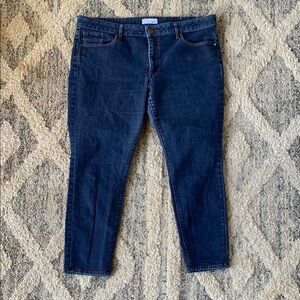 LOFT Blue Skinny Jeans Ankle Length